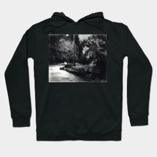 High Resolution Edward Hopper Night In The Park 1921 Hoodie